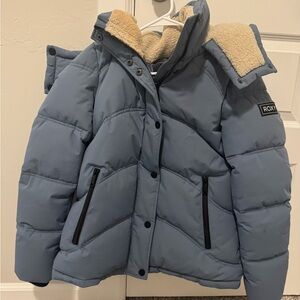 Roxy Women's Light Blue Puffer Jacket